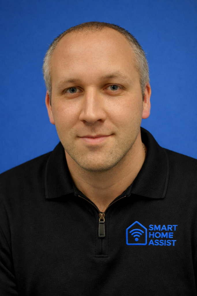 About Smart Home Assist - Portrait of Lee Vickers, owner of Smart Home Assist, professional smart home installer in Berkshire